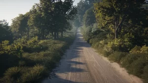 AI生成的非结构化道路场景