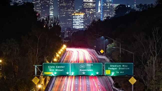 高速公路夜景