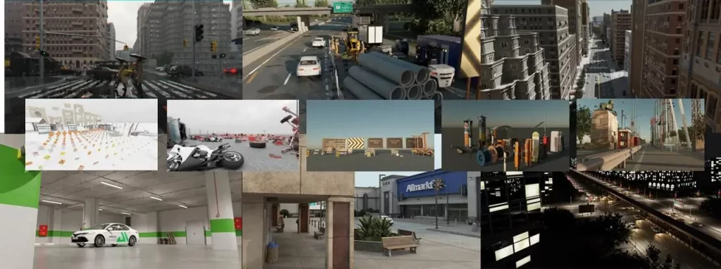 图4：aiSim 3D资产概览